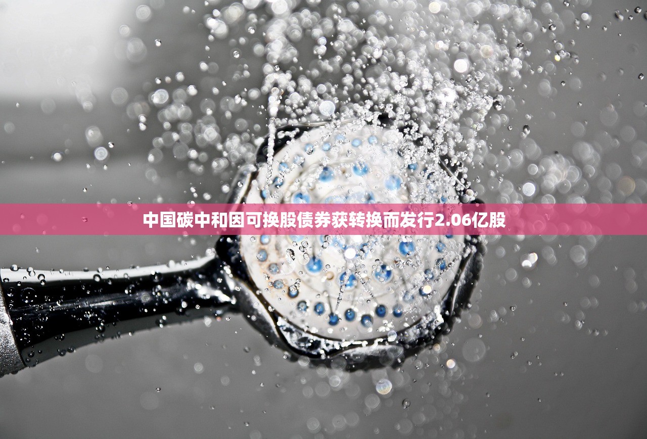 中国碳中和因可换股债券获转换而发行2.06亿股 中国碳中和因可换股债券获转换而发行2.06亿股