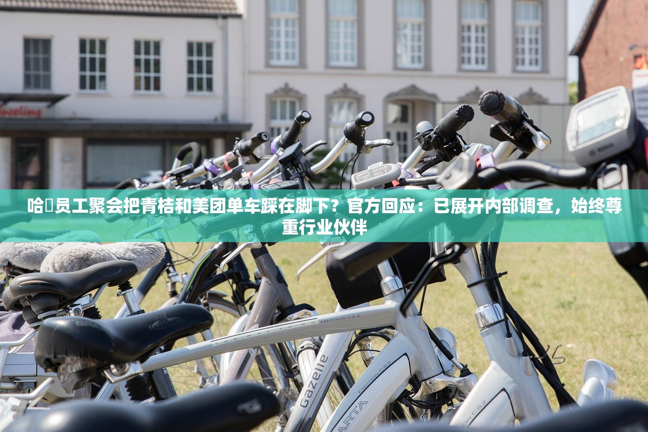 哈啰员工聚会把青桔和美团单车踩在脚下？官方回应：已展开内部调查	，始终尊重行业伙伴