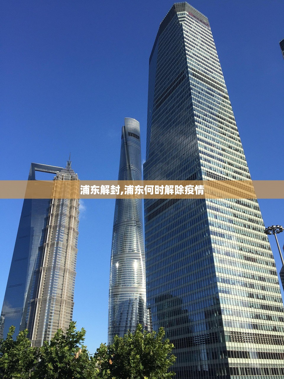 浦东解封,浦东何时解除疫情