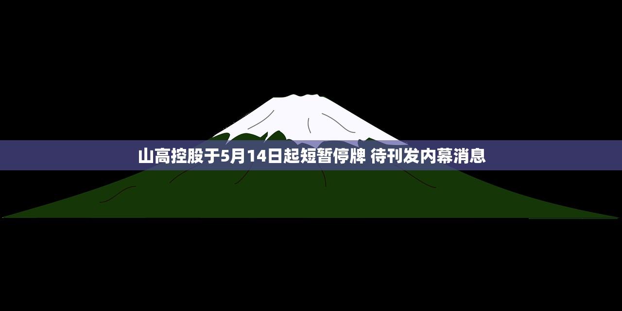 山高控股于5月14日起短暂停牌 待刊发内幕消息 山高控股于5月14日起短暂停牌 待刊发内幕消息