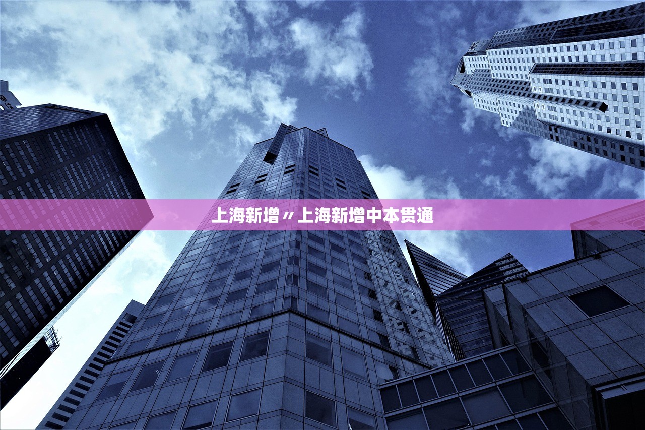 上海新增〃上海新增中本贯通