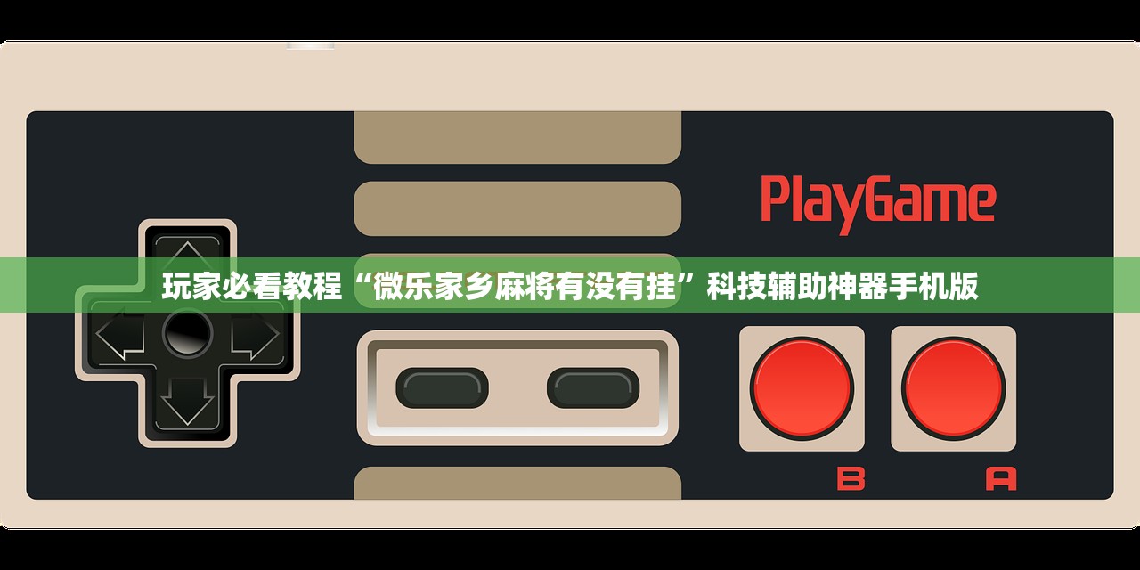 玩家必看教程“微乐家乡麻将有没有挂”科技辅助神器手机版