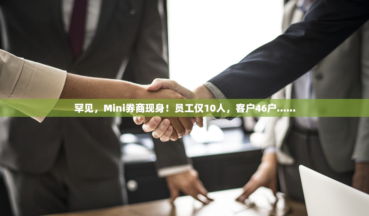 罕见，Mini券商现身！员工仅10人，客户46户......