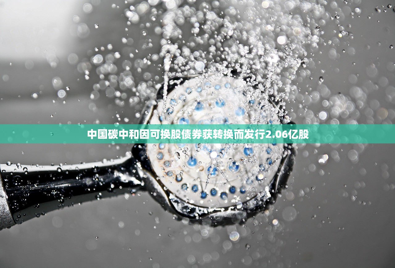 中国碳中和因可换股债券获转换而发行2.06亿股 中国碳中和因可换股债券获转换而发行2.06亿股