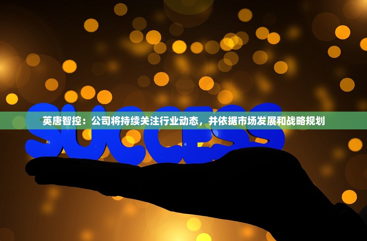 英唐智控：公司将持续关注行业动态，并依据市场发展和战略规划