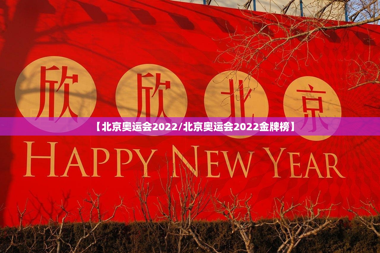 【北京奥运会2022/北京奥运会2022金牌榜】