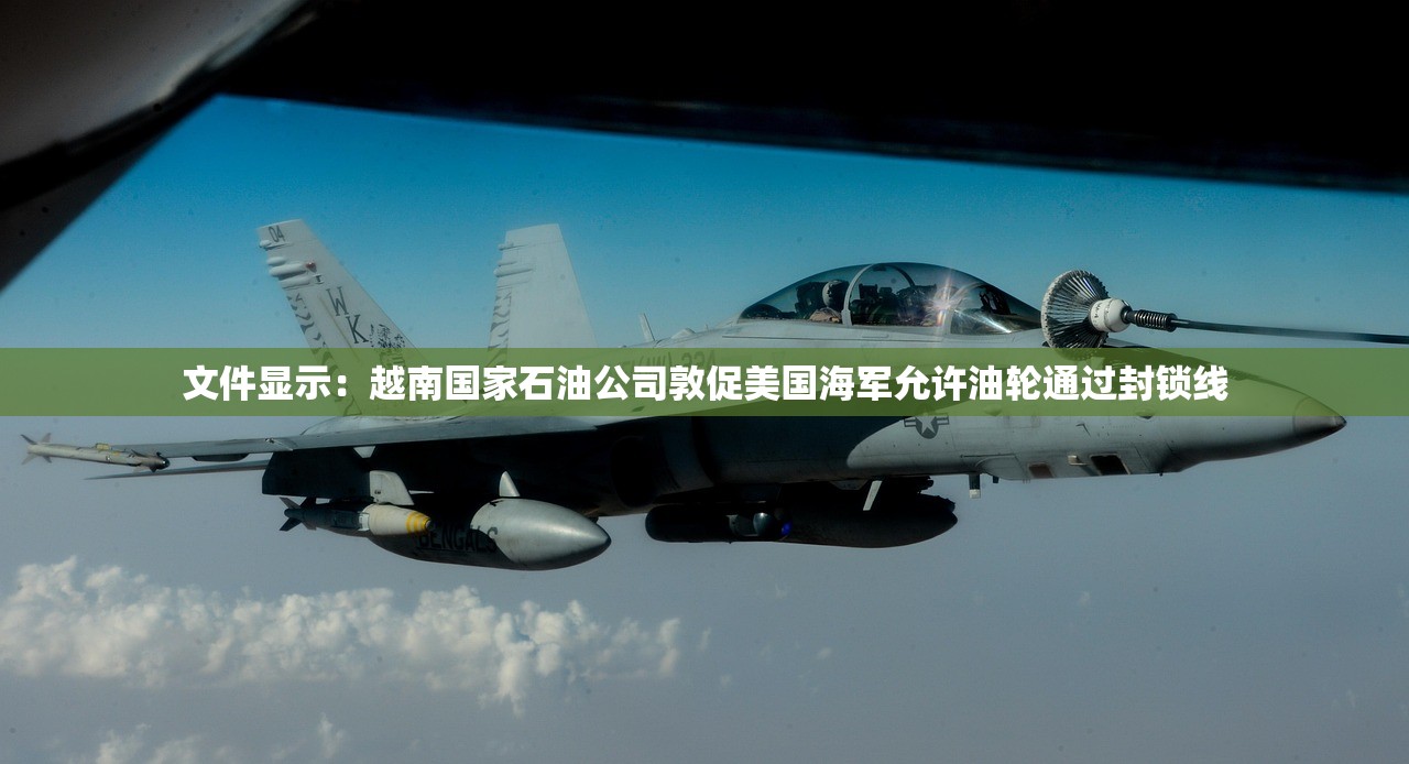 文件显示：越南国家石油公司敦促美国海军允许油轮通过封锁线