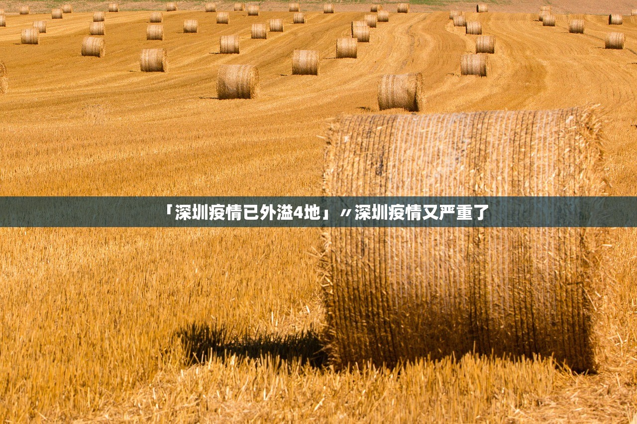 「深圳疫情已外溢4地」〃深圳疫情又严重了 「深圳疫情已外溢4地」〃深圳疫情又严重了