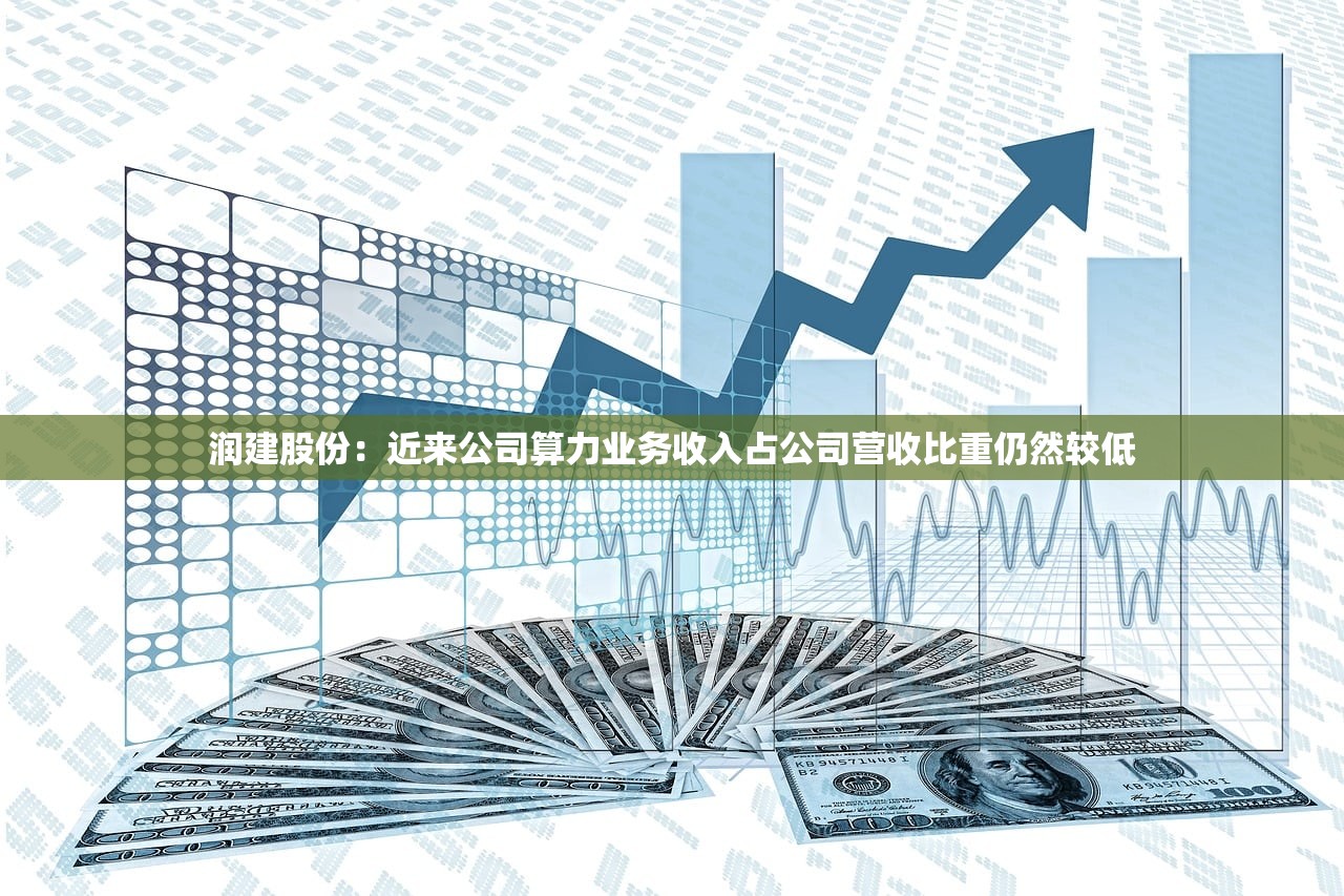 润建股份:近来公司算力业务收入占公司营收比重仍然较低 润建股份:近来公司算力业务收入占公司营收比重仍然较低