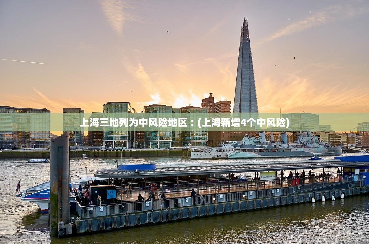 上海三地列为中风险地区︰(上海新增4个中风险) 上海三地列为中风险地区︰(上海新增4个中风险)